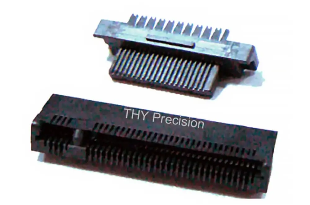 THY Precision offers insert micro molding to manufacture plastic connectors.